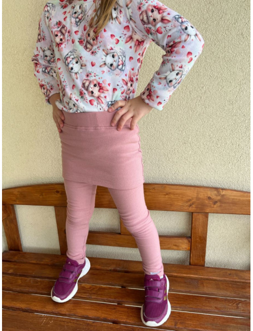 PARMA legíny s minisukňou - jednofarebné