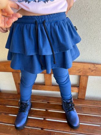 PARMA legíny so sukňou - jednofarebné