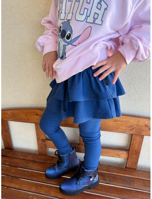 PARMA legíny so sukňou - jednofarebné