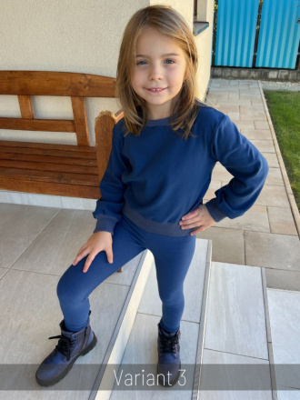 PARMA SÚPRAVA - CROPP BASIC mikina + legíny KLASIK