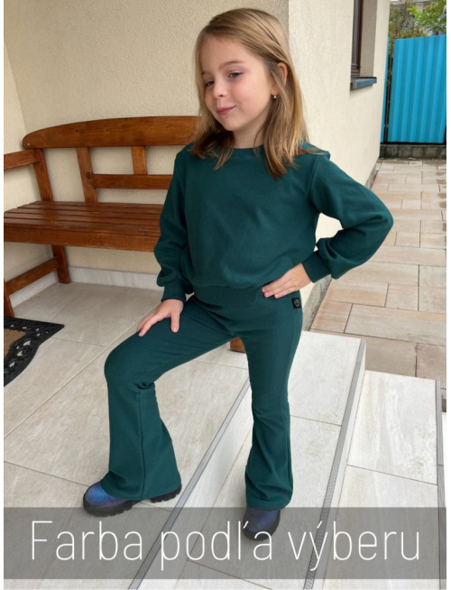 PARMA SÚPRAVA - CROPP BASIC mikina + zvonové legíny