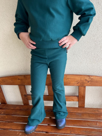 PARMA SÚPRAVA - CROPP BASIC mikina + zvonové legíny