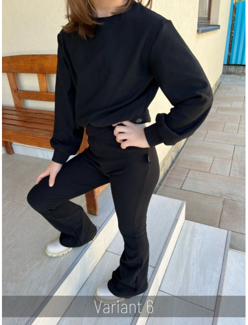 PARMA SÚPRAVA - CROPP BASIC mikina + zvonové legíny