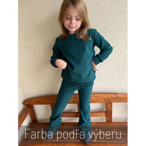 PARMA SÚPRAVA - PREDĹŽENÁ BASIC mikina + zvonové legíny