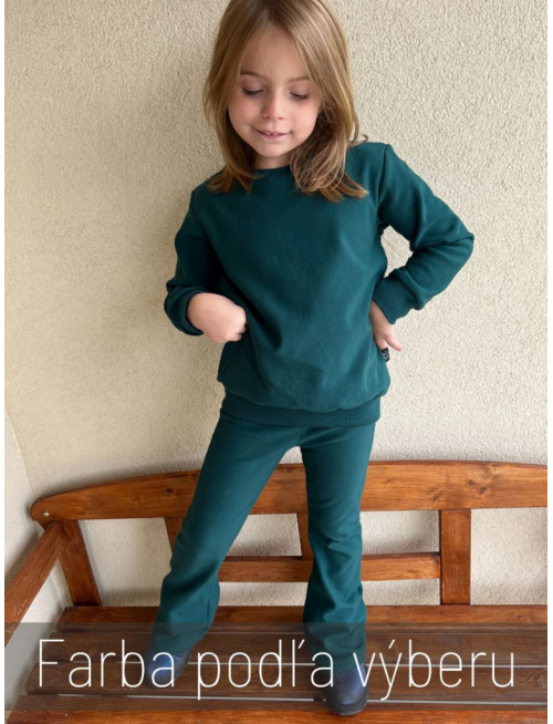 PARMA SÚPRAVA - PREDĹŽENÁ BASIC mikina + zvonové legíny