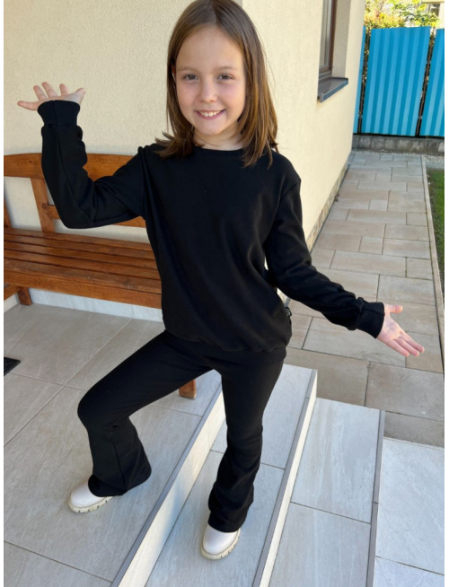 PARMA SÚPRAVA - PREDĹŽENÁ BASIC mikina + zvonové legíny