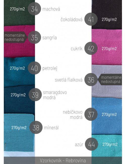 Vzorkovník - Rebrovina