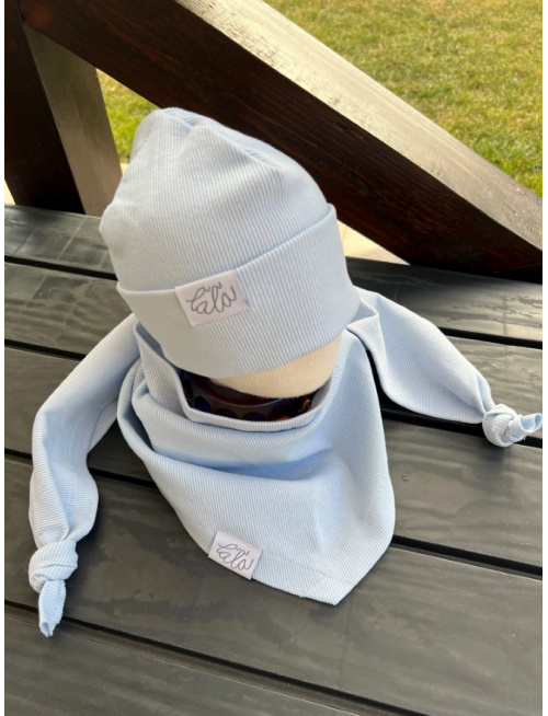 Rebro šatka - svetlomodrá