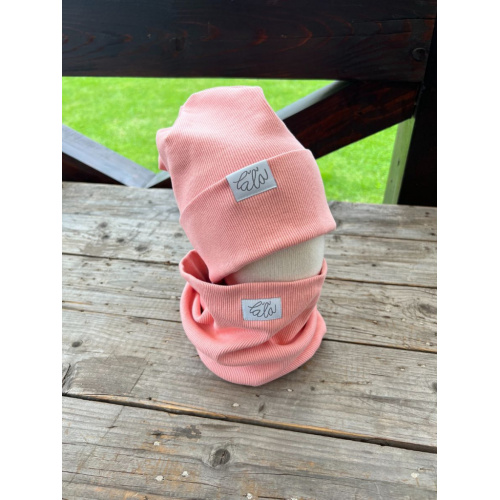 Rebro ŠMOLKO čiapka - svetlá marhuľa