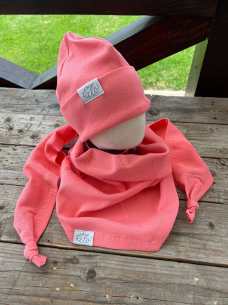 Rebro šatka - jasná marhuľa