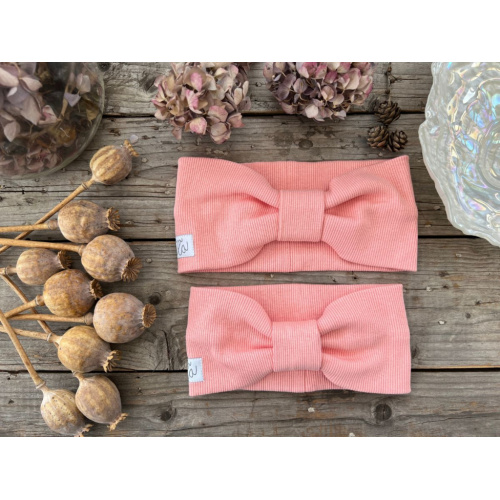 Rebro čelenka TURBAN - svetlá marhuľa