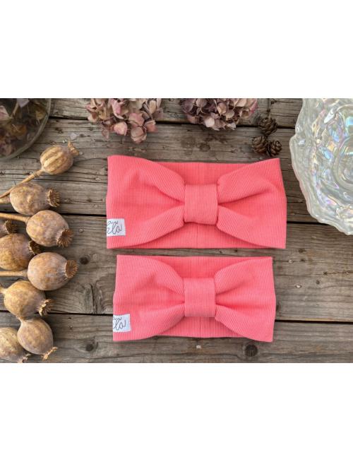 Rebro čelenka TURBAN - jasná marhuľa