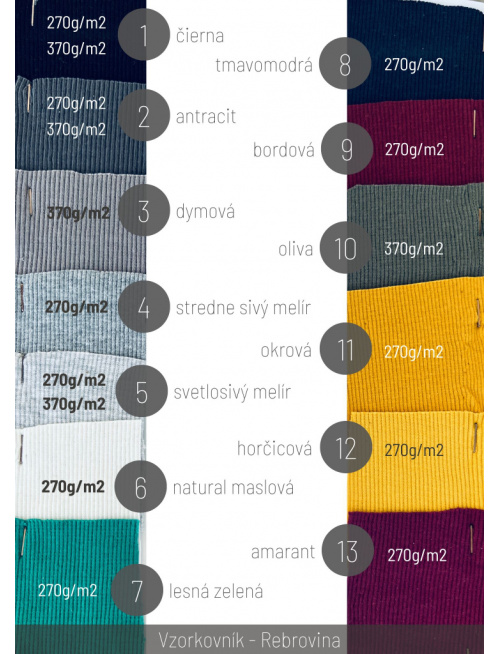 klikni pre zväčšenie Vzorkovník - Rebrovina