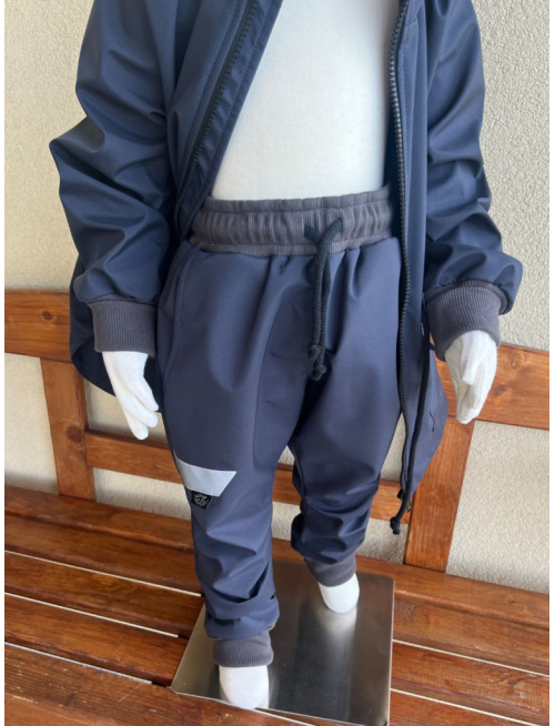 Softshell gate NEW s rastúcou manžetou - jar/JESEŇ - antracit