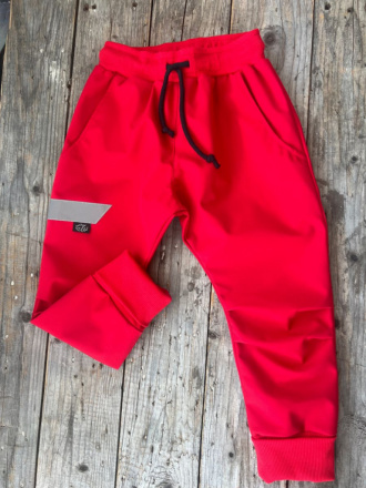 Softshell gate NEW s rastúcou manžetou - jar/JESEŇ - červená