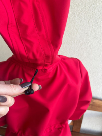 Rastúca LUX softshell bunda/parka - jar/JESEŇ - červená