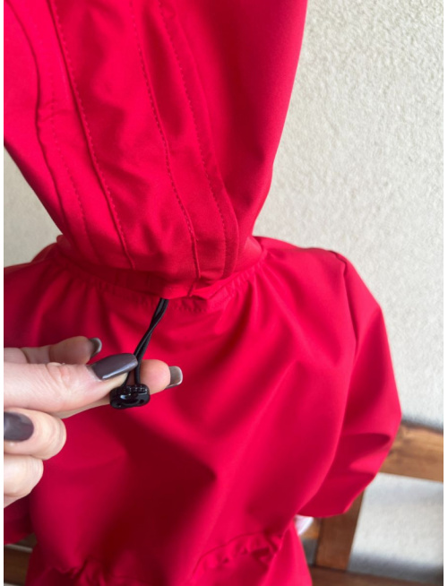 Rastúca LUX softshell bunda/parka - jar/JESEŇ - červená