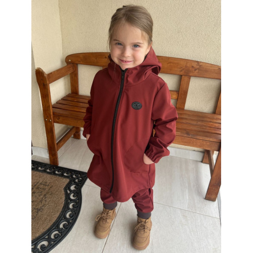 Softshell bunda/parka - jar/JESEŇ - koňak