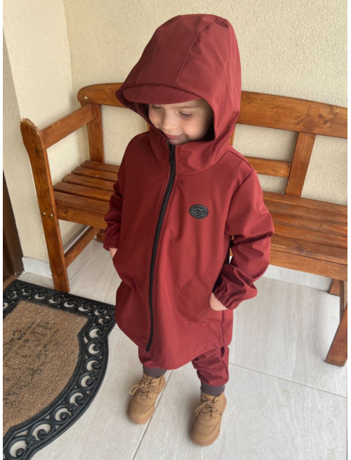 Softshell bunda/parka - jar/JESEŇ - koňak