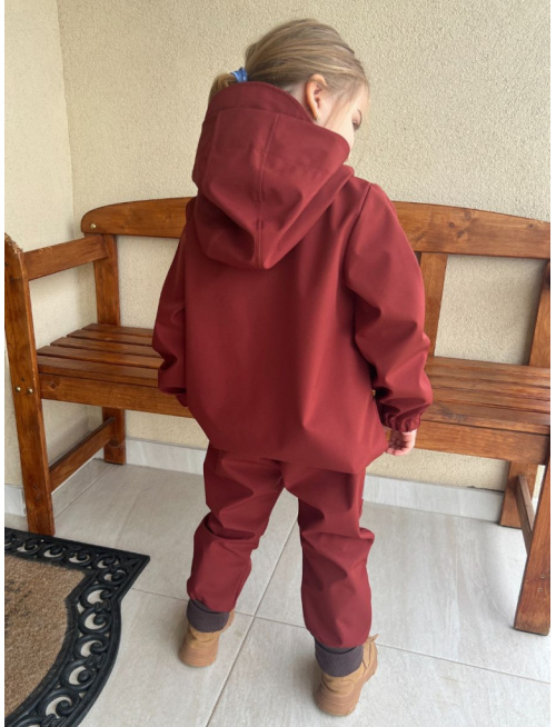 Softshell bunda/parka - jar/JESEŇ - koňak