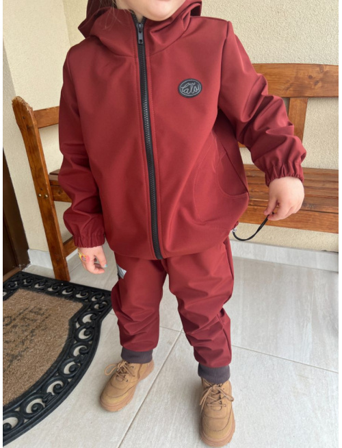 Softshell bunda/parka - jar/JESEŇ - koňak