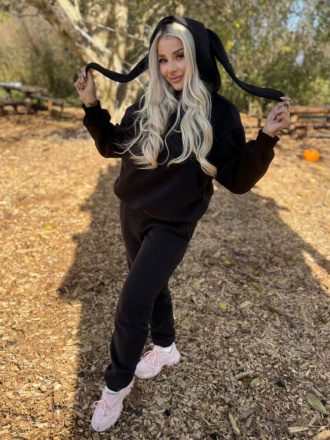 Bunny oversize mikina - dámska - by Niky Rich