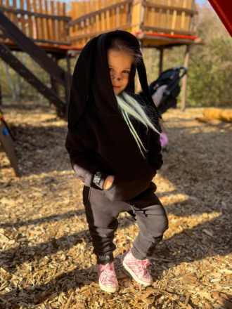 Bunny oversize mikina - detská - by Niky Rich