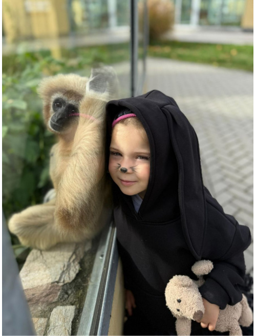 Bunny oversize mikina - detská - by Niky Rich