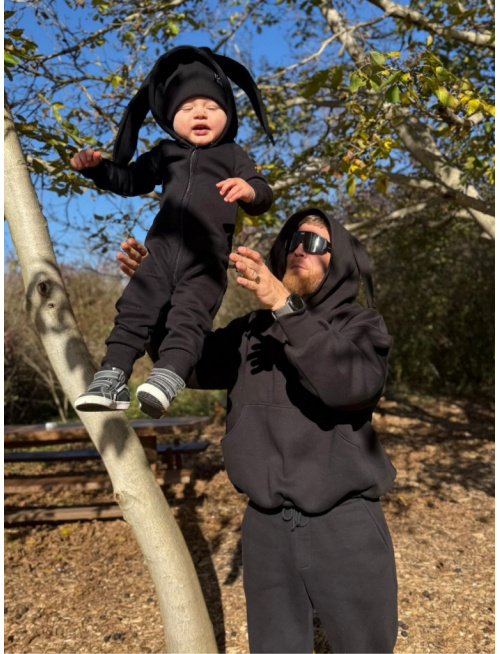 Bunny oversize mikina - pánska - by Niky Rich