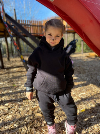 Teddy tepláky s rastúcou manžetou - detské - by Niky Rich