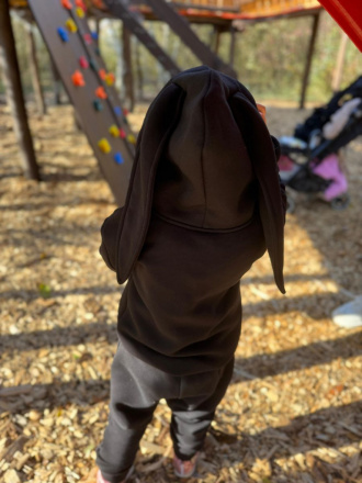 Teddy oversize mikina - detská - by Niky Rich