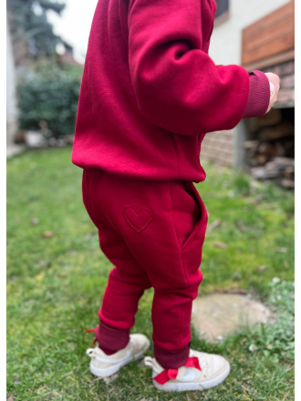 Teddy tepláky s rastúcou manžetou - detské - by Niky Rich