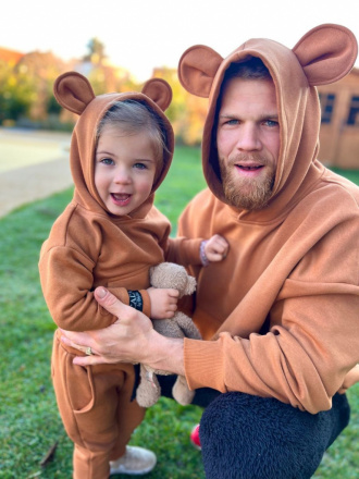 Bunny oversize mikina - detská - by Niky Rich