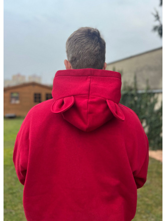 Bunny oversize mikina - pánska - by Niky Rich