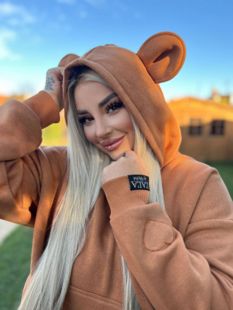 Bunny oversize mikina - dámska - by Niky Rich