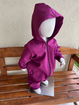 Overal s rastúcimi manžetami a vreckami - softshell - JESEŇ/ZIMA