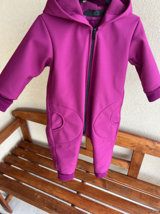 Overal s rastúcimi manžetami a vreckami - softshell - JESEŇ/ZIMA