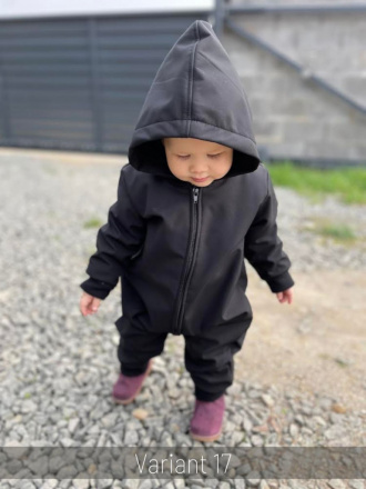 Overal s rastúcimi manžetami a vreckami - softshell - JESEŇ/ZIMA