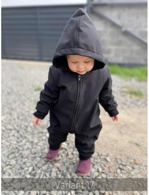 Overal s rastúcimi manžetami a vreckami - softshell - JESEŇ/ZIMA