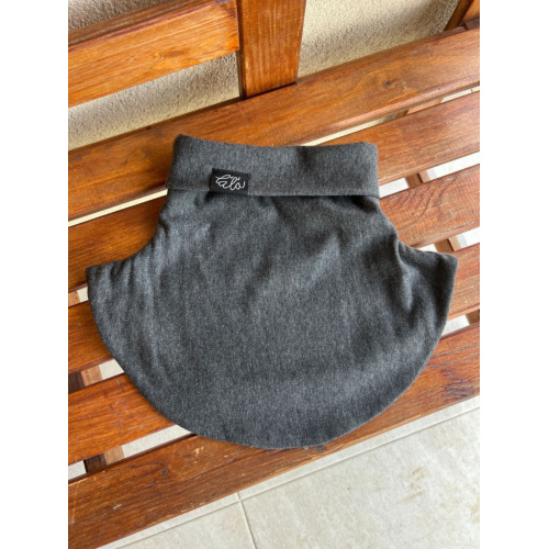 Parma tvarovaný nákrčník - antracit - dvojvrstvový