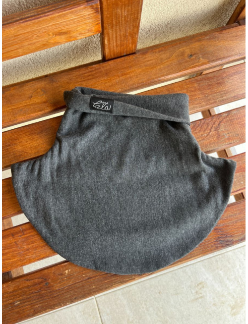 Parma tvarovaný nákrčník - antracit - dvojvrstvový