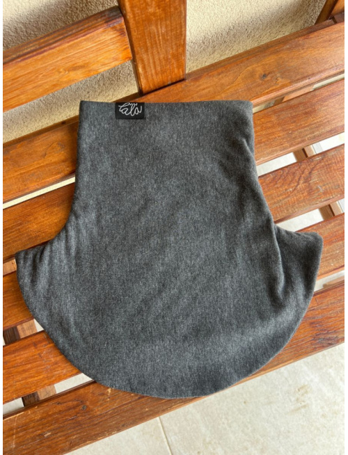 Parma tvarovaný nákrčník - antracit - dvojvrstvový