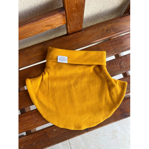 Parma tvarovaný nákrčník - horčicová - dvojvrstvový