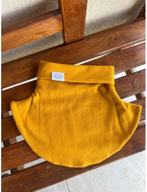 Parma tvarovaný nákrčník - horčicová - dvojvrstvový