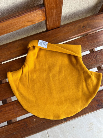 Parma tvarovaný nákrčník - horčicová - dvojvrstvový