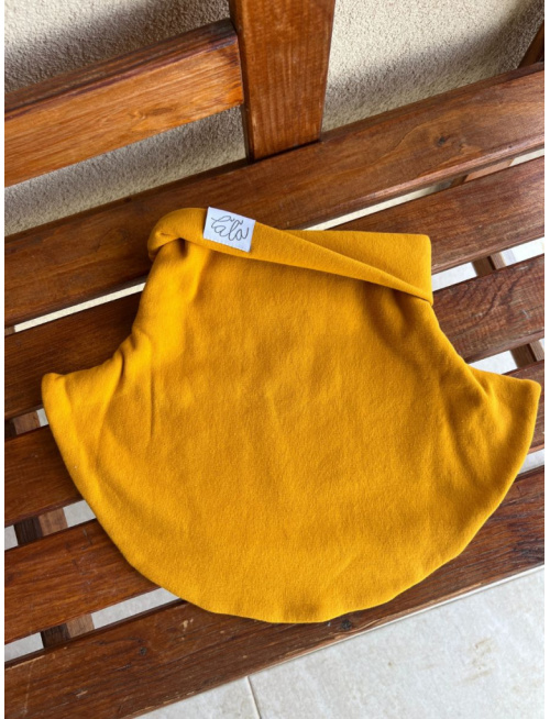 Parma tvarovaný nákrčník - horčicová - dvojvrstvový