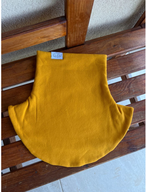 Parma tvarovaný nákrčník - horčicová - dvojvrstvový