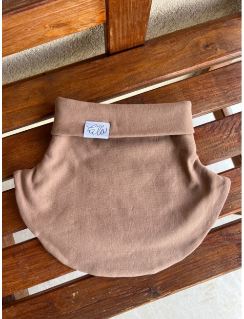 Parma tvarovaný nákrčník - piesková - dvojvrstvový