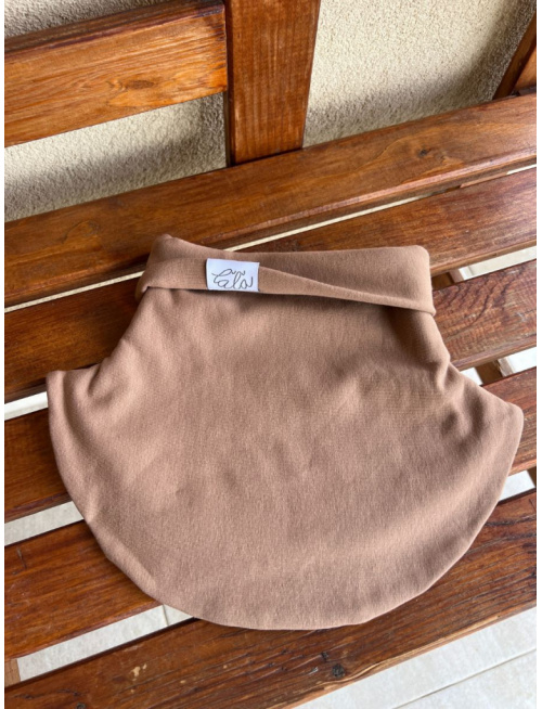 Parma tvarovaný nákrčník - piesková - dvojvrstvový