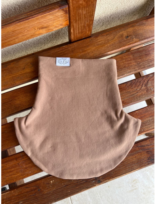 Parma tvarovaný nákrčník - piesková - dvojvrstvový